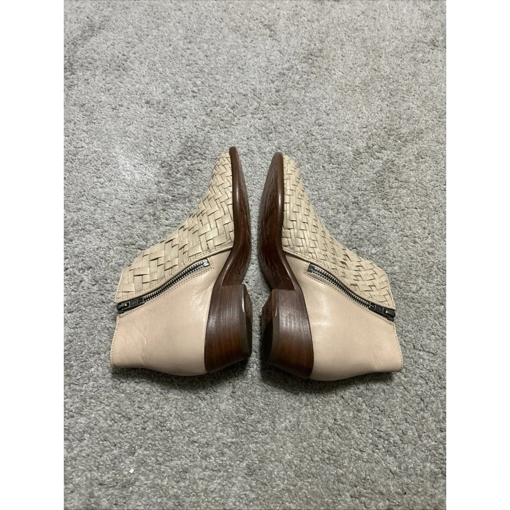 Frye‎ Womens Carson Woven Boot Woven Size 6.5 Cream
